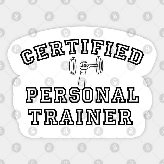 Fitness Gift for Health Coach - Certified Personal Trainer Sticker by Marveloso